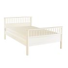 small double bed with spindles in Ivory White