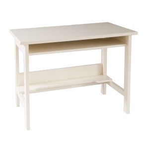 Fargo study desk in Ivory White.